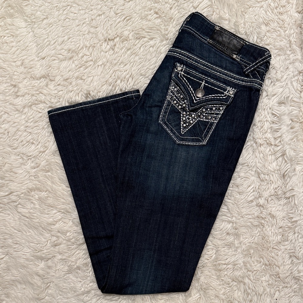 Stylish Women's Dark Blue Jeans
